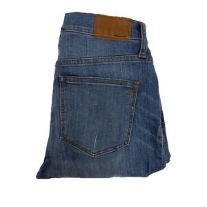Madewell Cali Demi Boot Jeans Crop Raw Hem Mid Rise Button Fly‎ Women's Size 27
